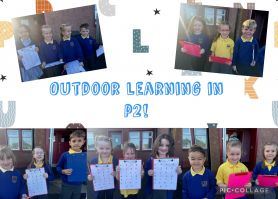 Outdoor Learning in P2! 🔠